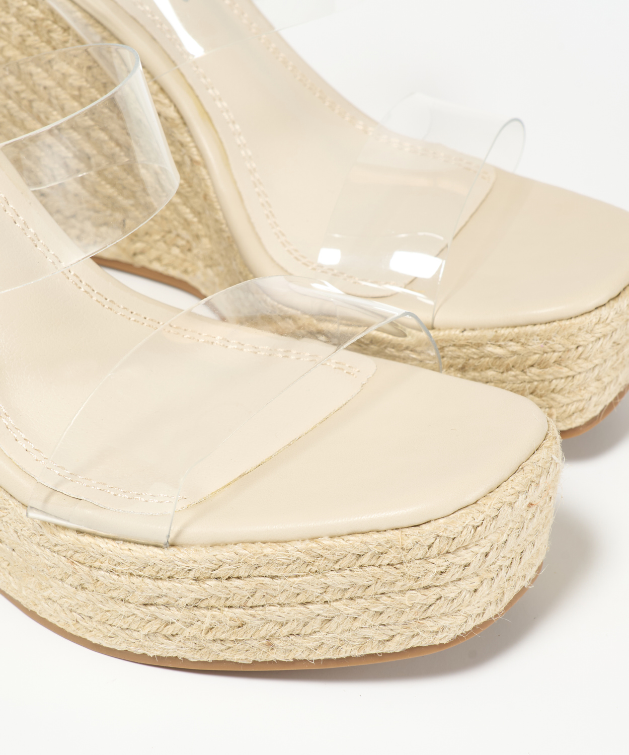 Sandalias cuñas yute vinilo image number null